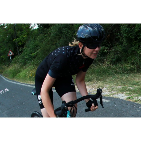 ISCA Radtrikot Damen Kurzarm schwarz (E19-4000)