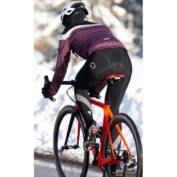 Road Wr Lady Bib Tight Trägerhose Damen lang schwarz (I21-4000)