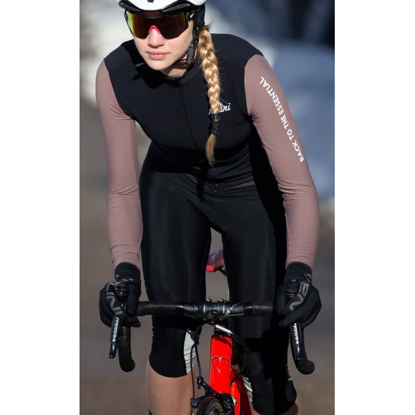 New Classica Lady Knickers Radhose Damen 3/4 schwarz (I22-4000)