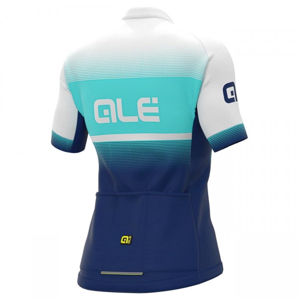 ALE BLEND LADY Radtrikot Damen kurzarm blau/türkis