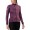 ALE CIRCUS LADY Radtrikot Damen langarm dunkel violett/rosa
