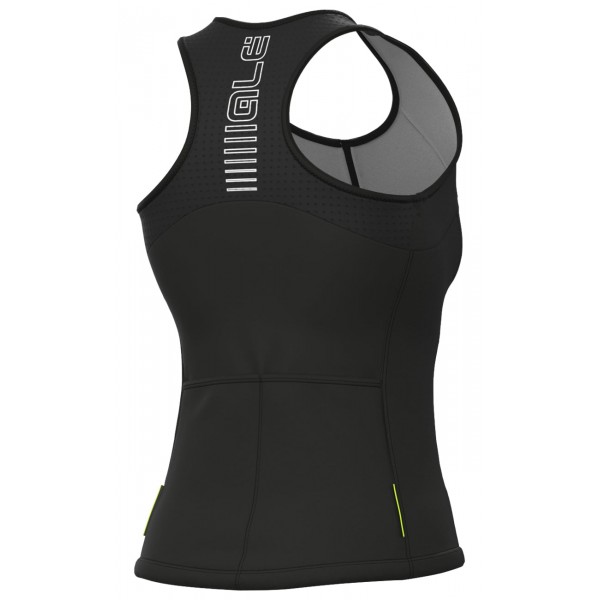 ALE COLOR BLOCK LADY TOP Radtrikot Damen ärmellos schwarz