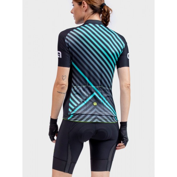 ALE FAST LADY Radtrikot Damen kurzarm schwarz