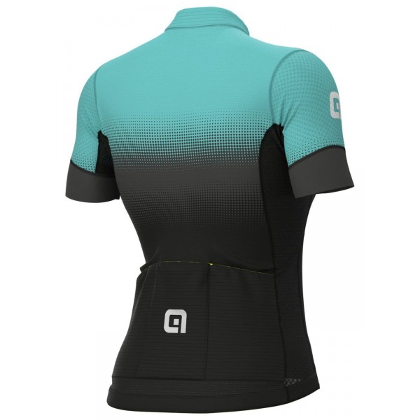 ALE GRADIENT LADY Radtrikot Damen kurzarm türkis