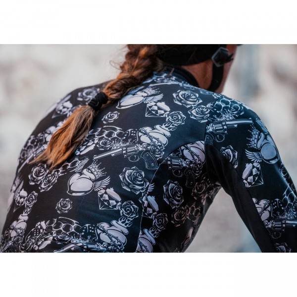 ALE LAS VEGAS Damen Radtrikot langarm schwarz ALE LAS VEGAS Damen Radtrikot langarm schwarz