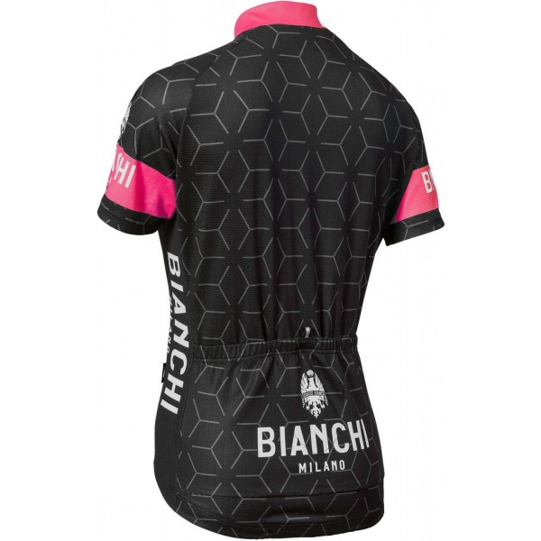 NEVOLA Radtrikot Damen Kurzarm schwarz/pink (E18-4700)