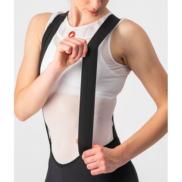 ENDURANCE W-Damen Trägerhose kurz schwarz