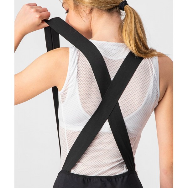 ENDURANCE W-Damen Trägerhose kurz schwarz