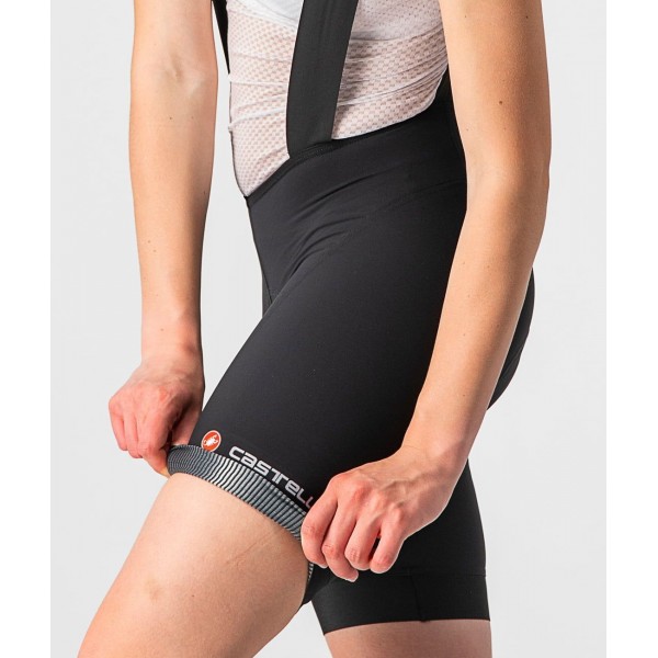 ENDURANCE W-Damen Trägerhose kurz schwarz