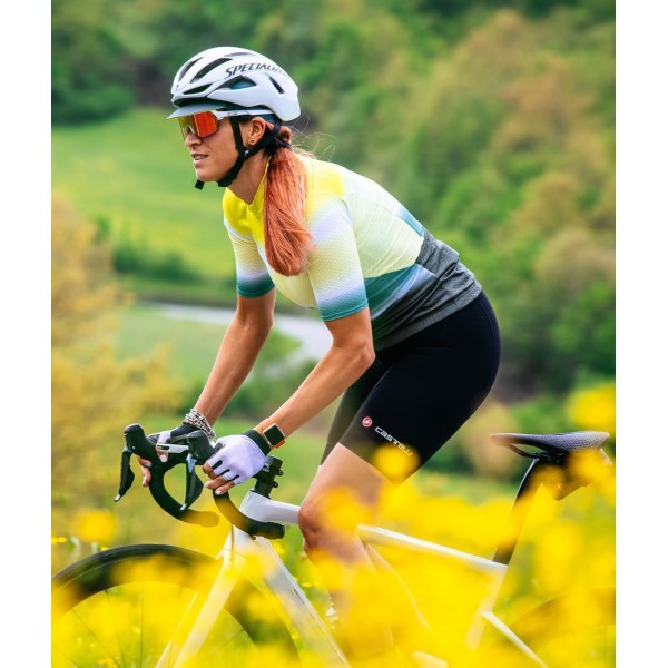 ENDURANCE W-Damen Trägerhose kurz schwarz