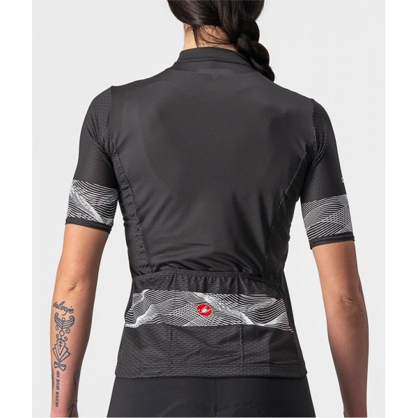 FENICE Radtrikot Damen kurzarm schwarz (light black)