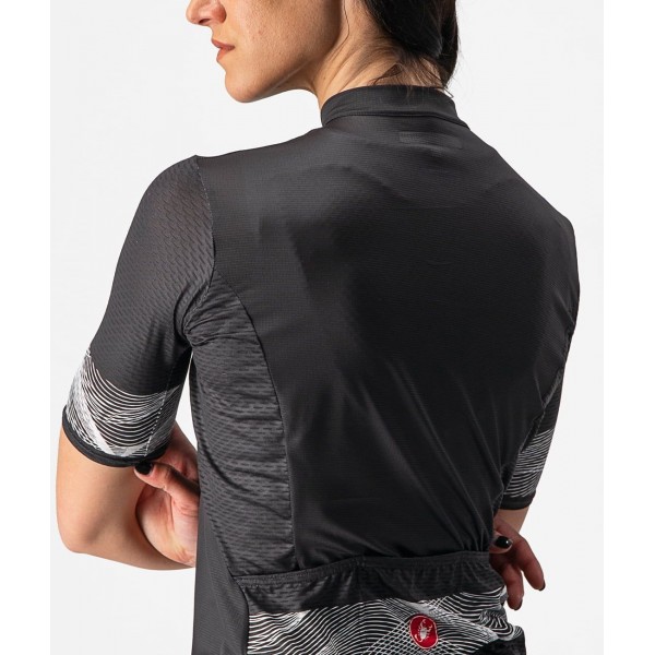 FENICE Radtrikot Damen kurzarm schwarz (light black)