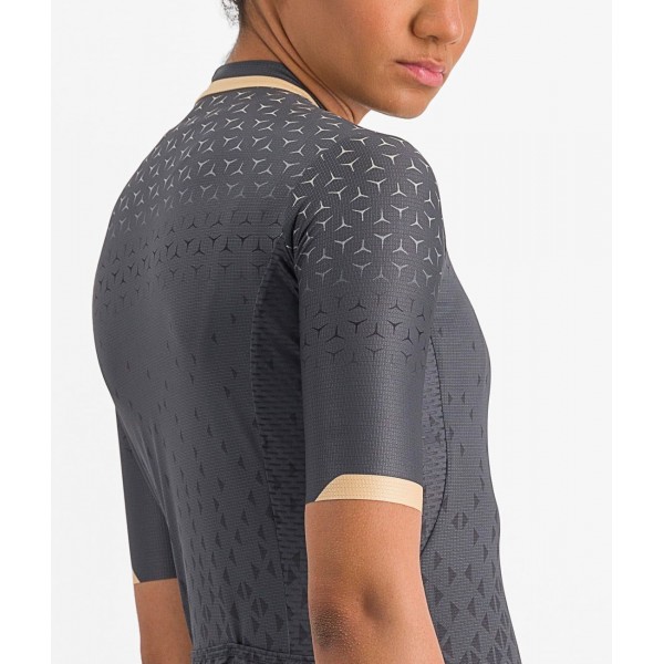 PEZZI Radtrikot Damen kurzarm dunkelgrau (dark gray)