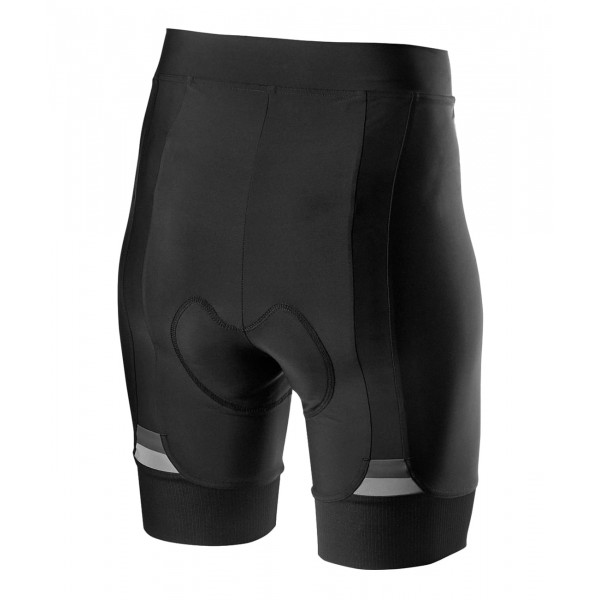 PRIMA-Damen Radhose kurz schwarz/grau (black/dark gray)