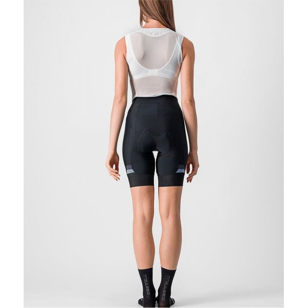 PRIMA-Damen Radhose kurz schwarz/grau (black/dark gray)