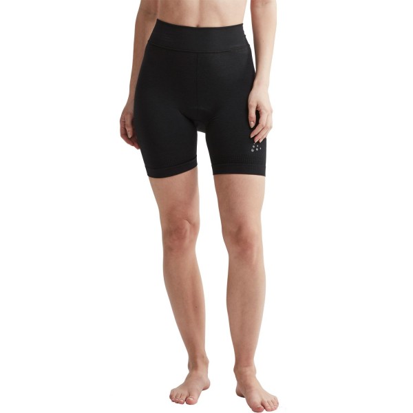 FUSEKNIT Bike Boxer Fahrrad-Unterhose Damen schwarz (mit Sitzpolster)(1907453-999000)