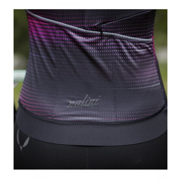 Lady Ergo Fit Jersey Radtrikot Damen kurzarm schwarz (E21-4000)