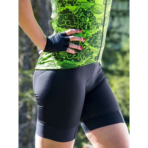 BEIJING 2008 Radtrikot Damen kurzarm grün (E21-4449)