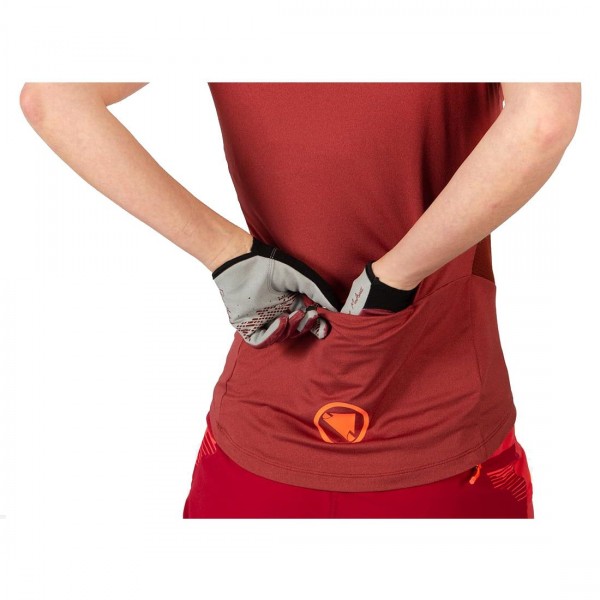 WMS SINGLETRACK Radtrikot Damen kurzarm weinrot (E6169CC)