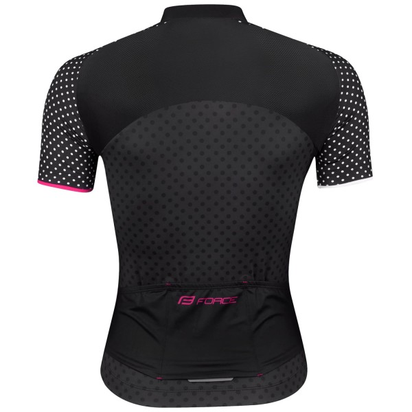 POINTS Radtrikot Damen kurzarm schwarz/pink (9001320)