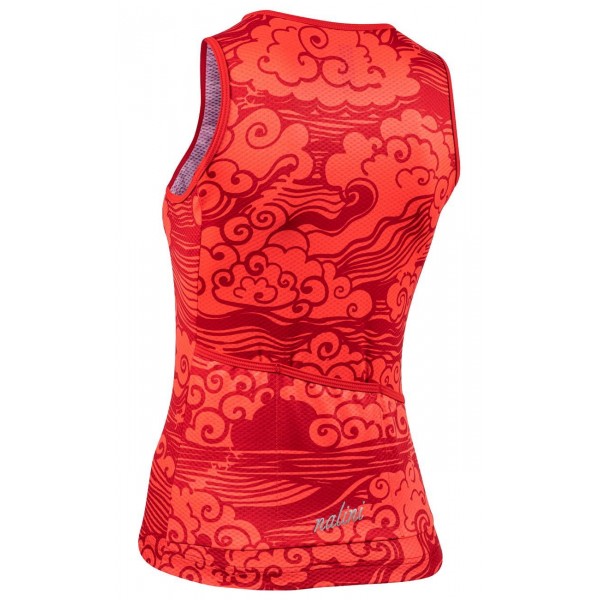 CALGARY 1988 Radtrikot Damen ärmellos rot (E21-4119)