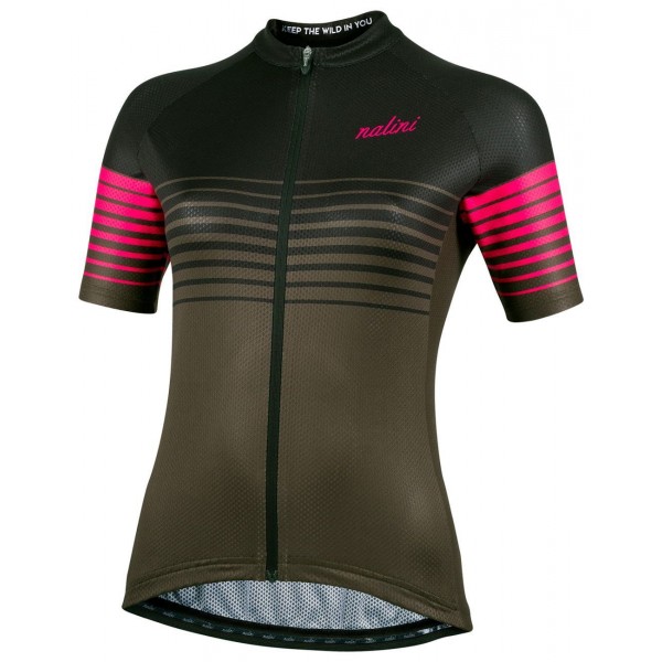 Cross Lady Radtrikot Damen kurzarm dunkelgrün/schwarz (E22-4400)