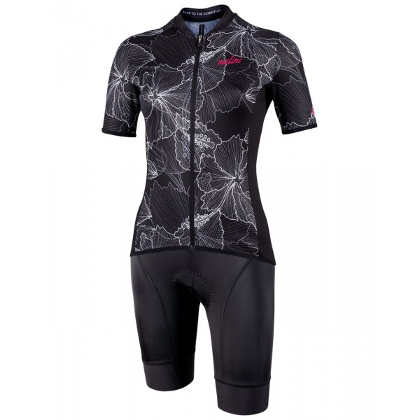 Damen Radsport-Set (Radtrikot Turin 2006+Radhose Nagano 1998) schwarz (E21) Damen Radsport-Set (Radtrikot Turin 2006+Radhose Nagano 1998) schwarz (E21)