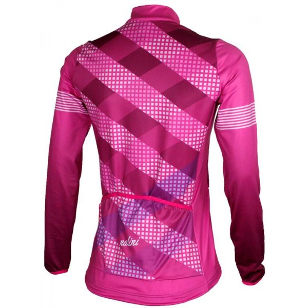 PRO SAIPH Radtrikot Damen langarm rosa (I17-4700)
