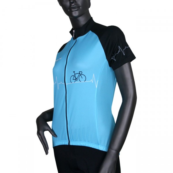 Heartbeat Lady Jersey Radtrikot Damen kurzarm türkis (E23-5250)