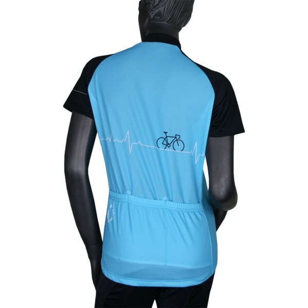 Heartbeat Lady Jersey Radtrikot Damen kurzarm türkis (E23-5250)