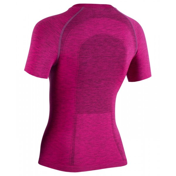 Lady Melange SS Funktionsunterhemd Damen kurzarm pink melange (I22-4100)