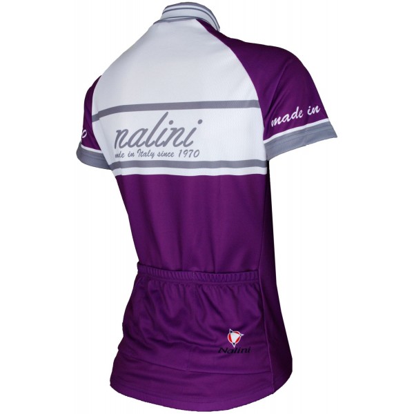 MARDI Radtrikot Damen kurzarm lila/weiß (E19-5700S)