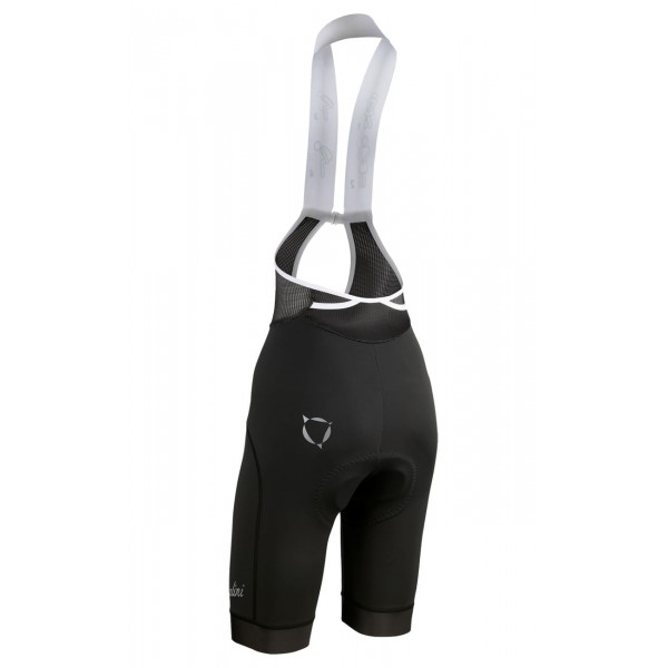 New Lady Venture Trägerhose Damen kurz schwarz (E22-4000)