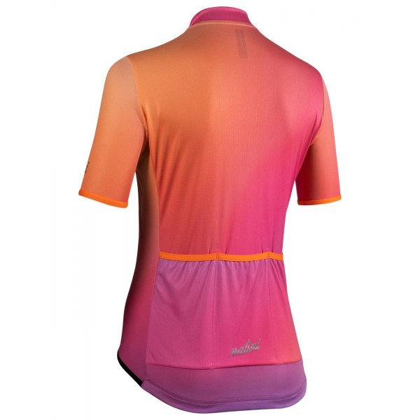 New Turin 2006 Radtrikot Damen kurzarm pink/orange (E22-4100)