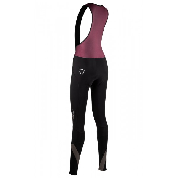 Road Wr Lady Bib Tight Trägerhose Damen lang schwarz (I21-4000)