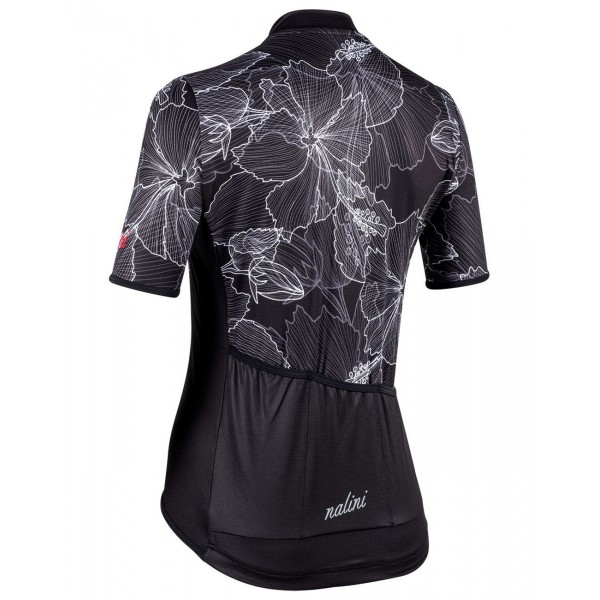 TURIN 2006 Radtrikot Damen kurzarm schwarz (E21-4000)