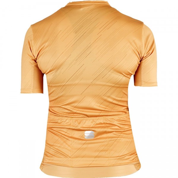 FLARE Radtrikot Damen kurzarm gold