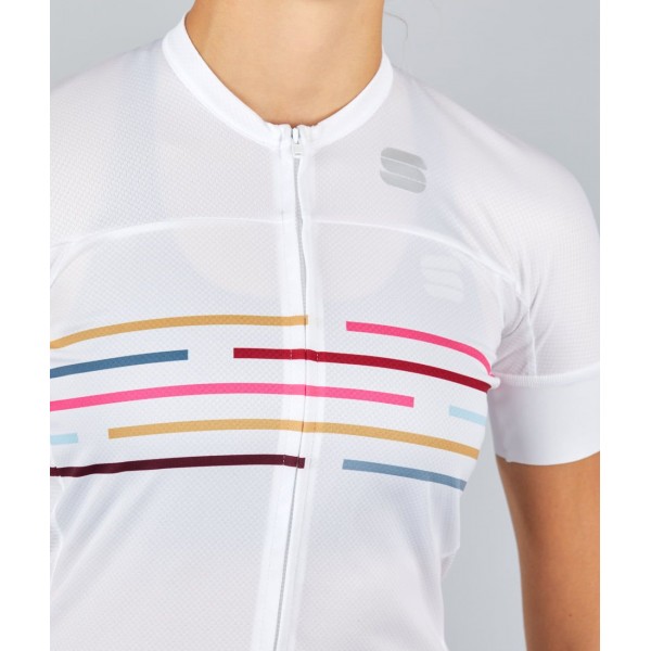 VELODROM Radtrikot Damen kurzarm weiß