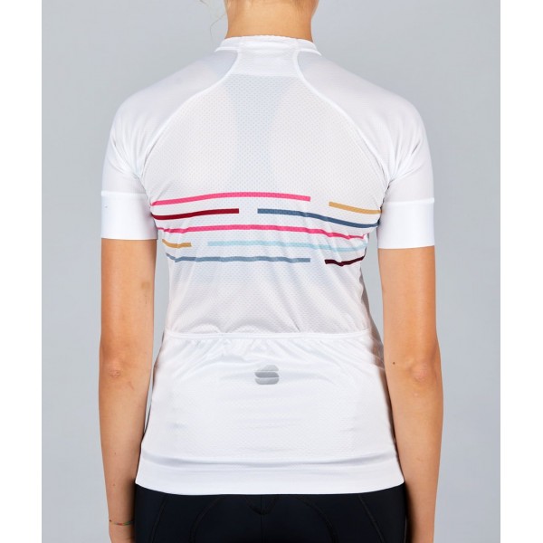 VELODROM Radtrikot Damen kurzarm weiß
