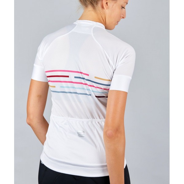 VELODROM Radtrikot Damen kurzarm weiß