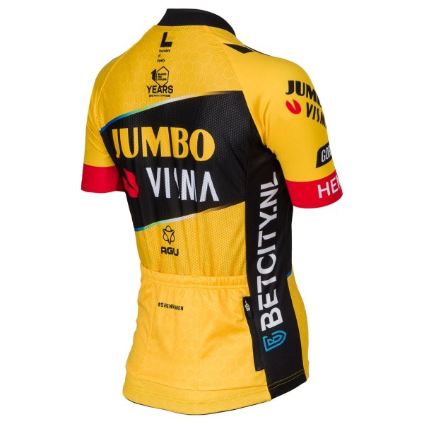 TEAM JUMBO-VISMA 2023 Radtrikot Damen kurzarm-Radsport-Profi-Team TEAM JUMBO-VISMA 2023 Radtrikot Damen kurzarm-Radsport-Profi-Team