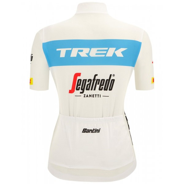 TREK-SEGAFREDO Damen Team 2022 Radtrikot kurzarm (langer Reißverschluss)-Radsport-Profi-Team