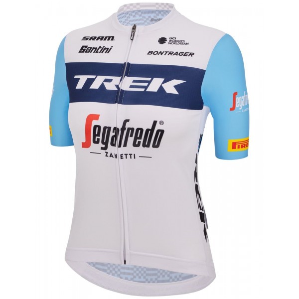 TREK-SEGAFREDO Damen Team 2023 Radsport Set (Radtrikot langer RV+Radhose)-Radsport-Profi-Team