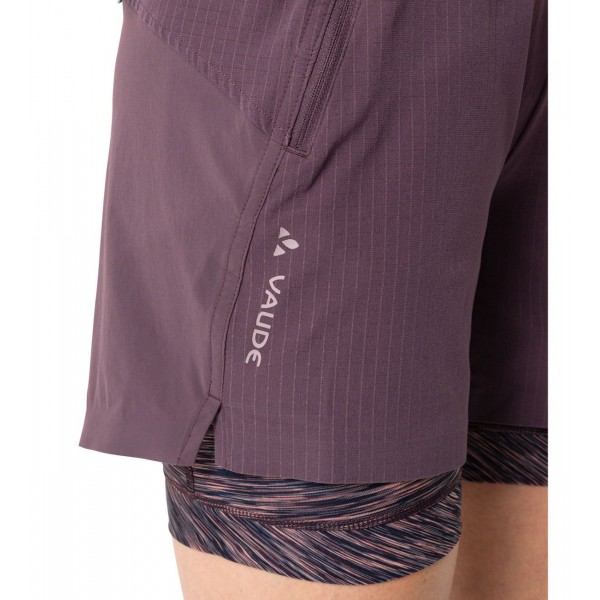 ALTISSIMI Damen Bike Shorts mit Innenhose pflaume (blackberry)