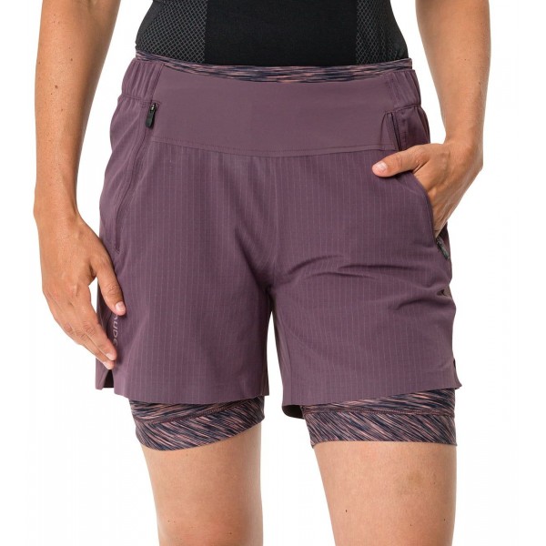 ALTISSIMI Damen Bike Shorts mit Innenhose pflaume (blackberry)