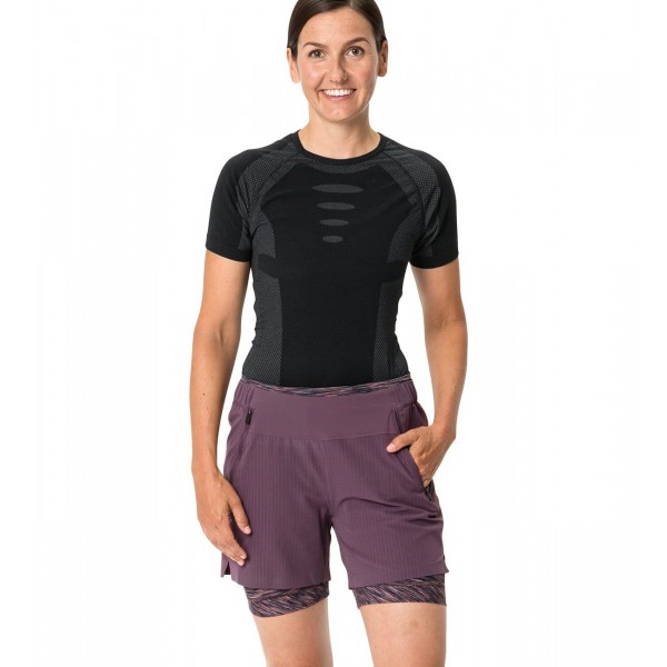 ALTISSIMI Damen Bike Shorts mit Innenhose pflaume (blackberry)
