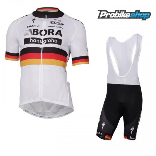 2017-2018 Bora Hansgrohe Deutscher Meister Fahrradbekleidung Satz Fahrradtrikot Kurzarm Trikot und Kurz Tr Radtrikot Kaufen