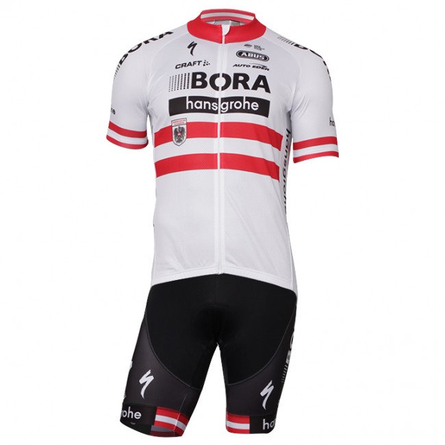 2017-2018 Bora Hansgrohe Österreichischer Meister Fahrradbekleidung Radtrikot Satz Kurzarm+Kurz Radtrikot Kaufen 2017-2018 Bora Hansgrohe Österreichischer Meister Fahrradbekleidung Radtrikot Satz Kurzarm+Kurz Radtrikot Kaufen