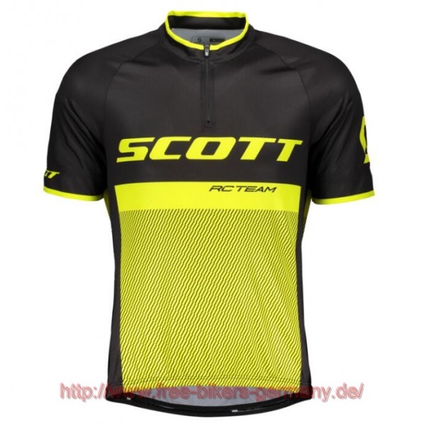 2018 Scott RC TEAM 20 sulphur gelb Fahrradbekleidung Radtrikot Satz Kurzarm Radtrikot Kaufen