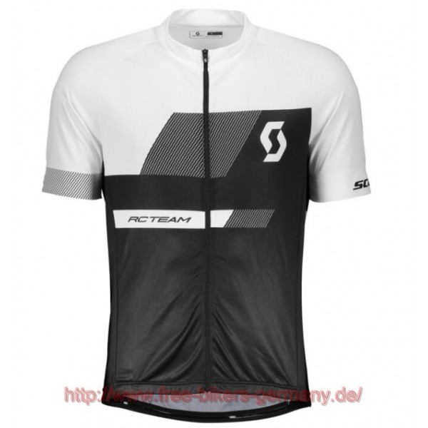 2018 Scott RC TEAM 10 Weiß Fahrradbekleidung Radtrikot Satz Kurzarm Radtrikot Kaufen